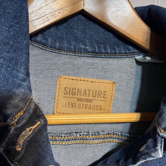 Signature by Levi Strauss Dark Blue Denim Jacket F11 - Picture 3 of 7